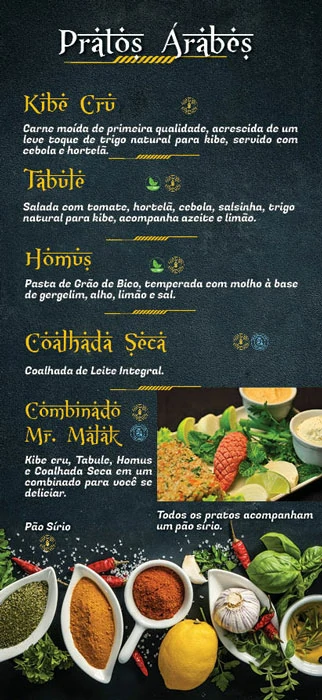 Cardápio 2